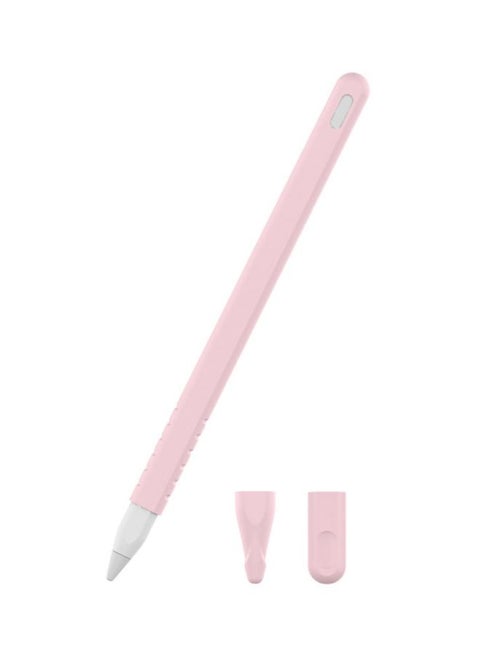Protective Stylus Pen Case With Cap For Apple Pencil 2 Pink