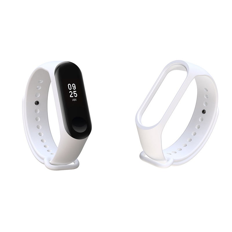 Replacement Silicone 220mm Wriststrap Watch Band White - Image 3
