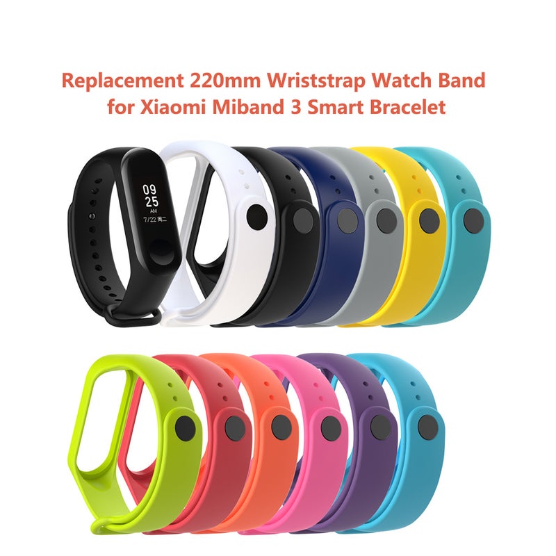 Replacement Silicone 220mm Wriststrap Watch Band White - Image 2