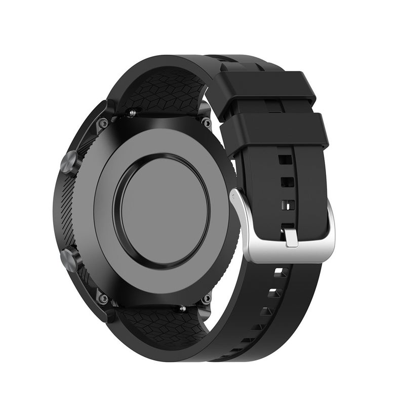 Generic - 20mm Silicone Watch Strap Band with Buckle Black - Image 1