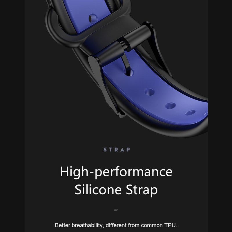 S1 Sports Band BT Earphone Smart Headset With Microphone Black/Dark Blue - Image 3