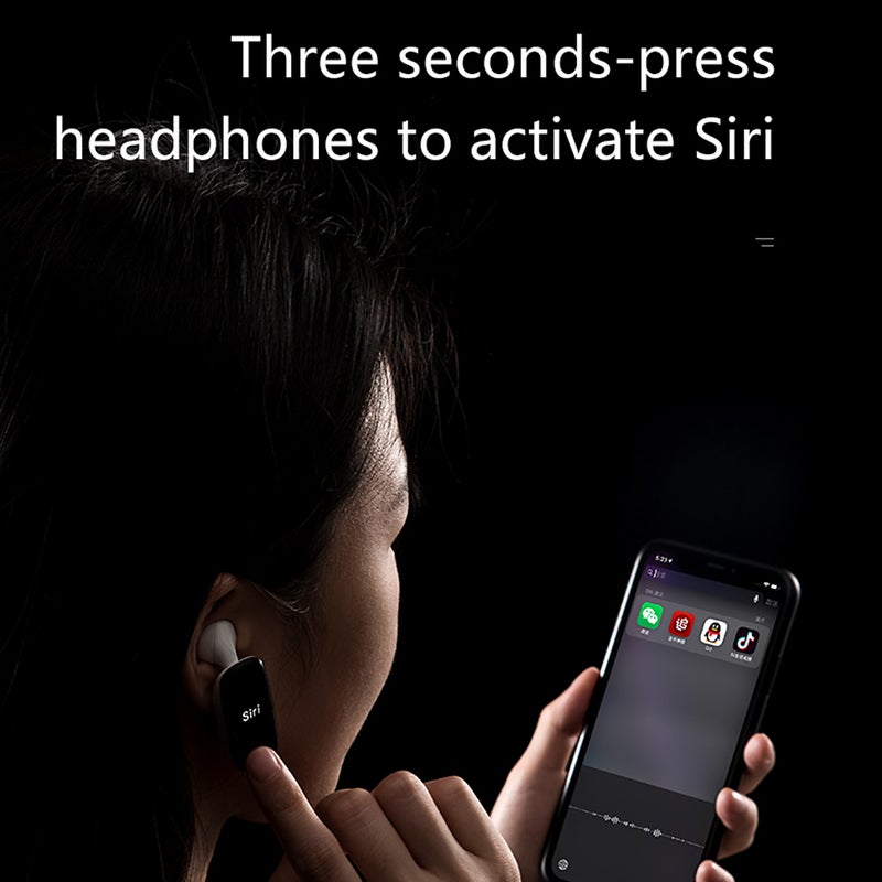 S1 Sports Band BT Earphone Smart Headset With Microphone Black/Fluorescent Yellow  - Image 4