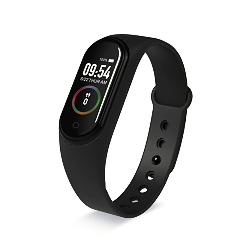Generic - M4 Smart Band Sports Tracker Fitness Bracelet Black - Image 1