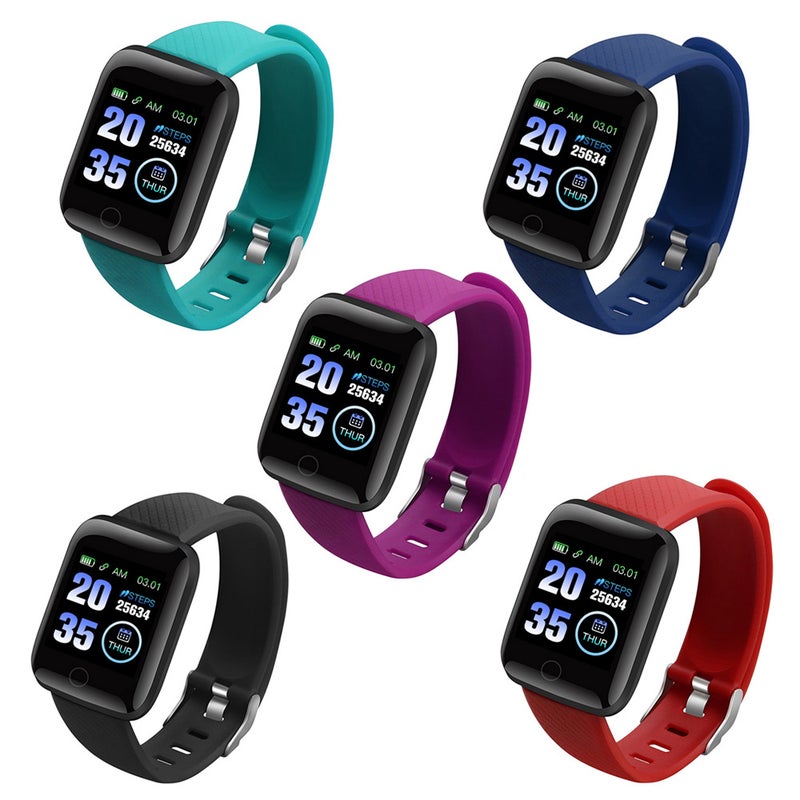 116Plus Sports Fitness Bracelet Black - Image 4