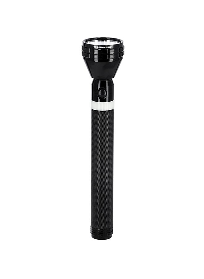 Olsenmark Rechargeable LED Flashlight Torch Black  - Image 2