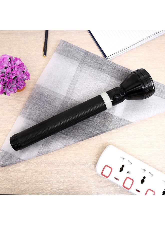 Olsenmark Rechargeable LED Flashlight Torch Black  - Image 4