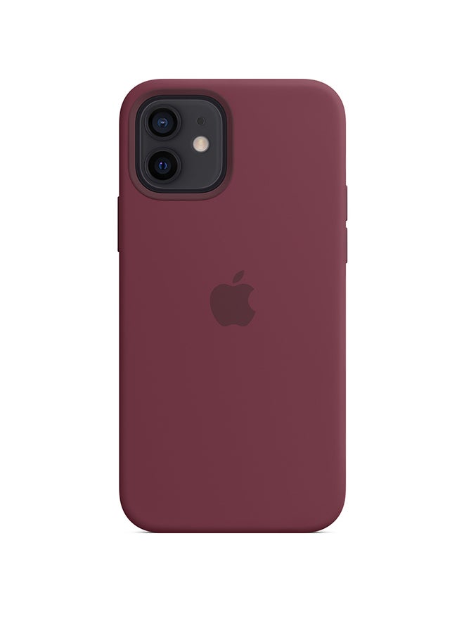 Apple - iPhone 12 | 12 Pro Silicone Case Plum - Image 1