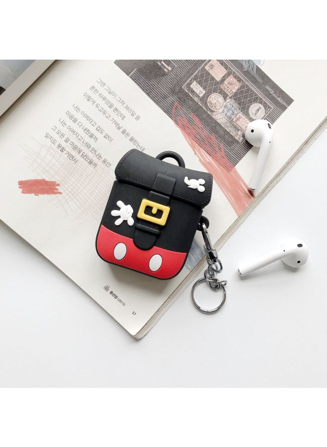 Beauenty Cartoon Bag Shaped Case Cover For Apple AirPods 1/2 Black/Red/White - Image 2