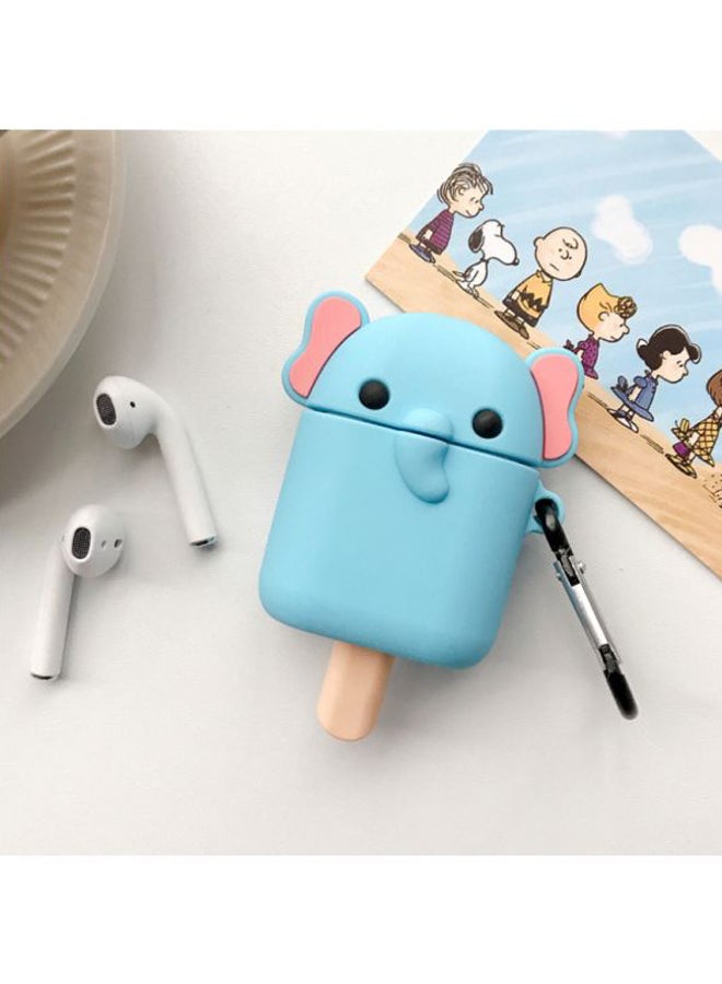 Beauenty Ice Cream Shaped Case Cover For Apple AirPods 1/2 Blue/Pink - Image 2