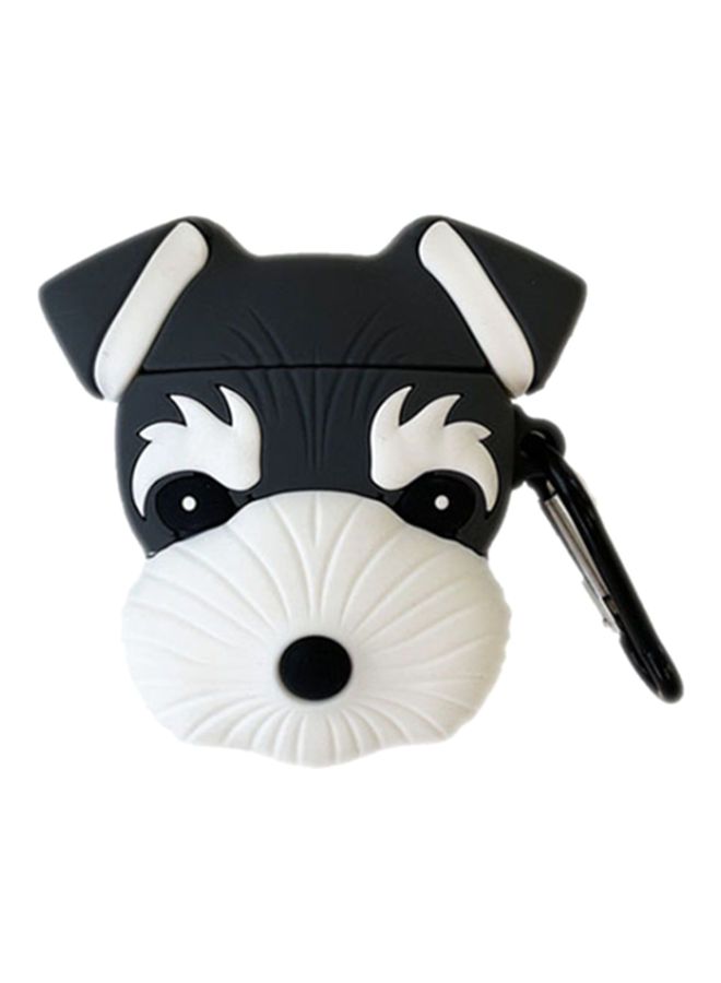 Beauenty Cute Dog Shaped Case Cover For Apple AirPods 1/2 Black/White - Image 1