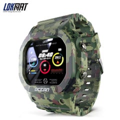 LOKMAT Waterproof Two-way Lookup Fitness Tracker Smartwatch Camouflage  - Image 1