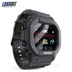 LOKMAT Waterproof Two-way Lookup Fitness Tracker Smartwatch Black  - Image 1