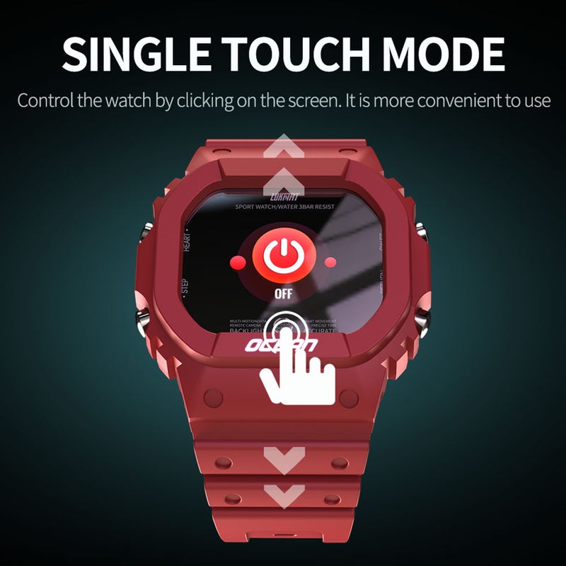 LOKMAT Waterproof Two-way Lookup Fitness Tracker Smartwatch Black - Image 3