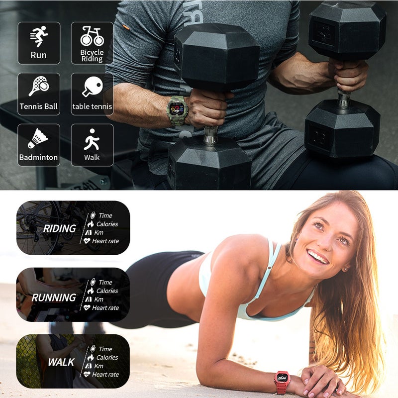 LOKMAT Waterproof Two-way Lookup Fitness Tracker Smartwatch Black - Image 5