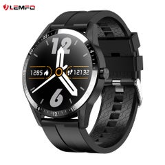 Lemfo 1.3" G20 BT 4.0 HD Screen Multi-Sports Mode Smartwatch Black Silicone Strap  - Image 1