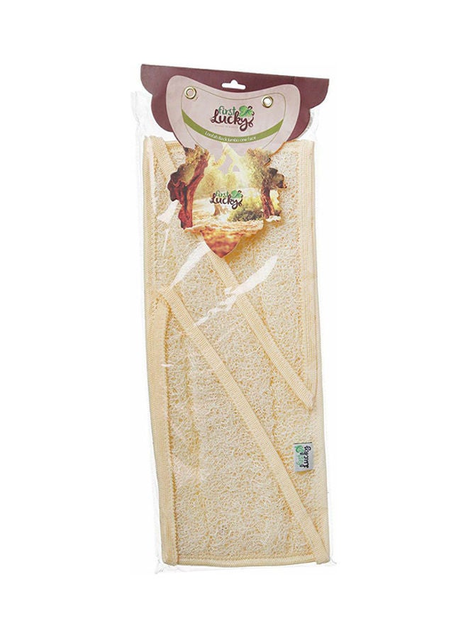 Lucky Jumbo Single Face Loofah Beige  - Image 1