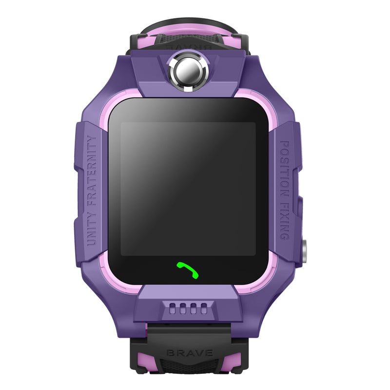 E19 Children's Positioning Energy-Saving Flashlight Smartwatch Purple - Image 2