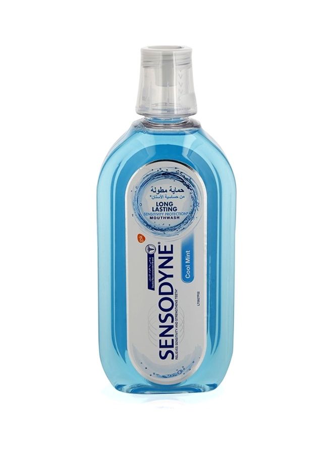 Sensodyne Cool Mint Mouthwash And Gum Toothpaste White 500ml  - Image 3