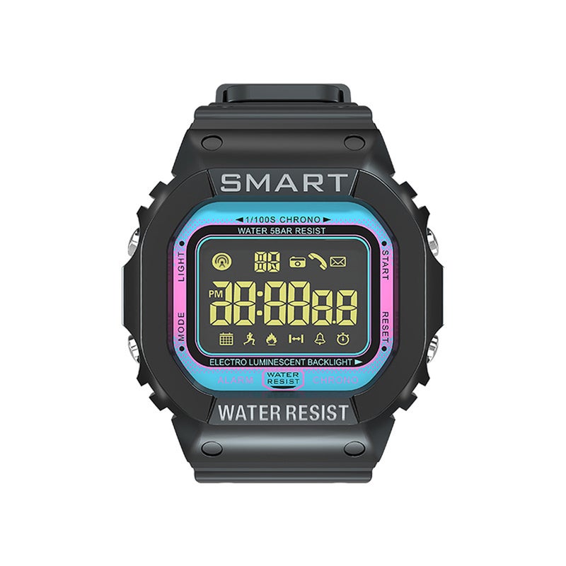 LOKMAT MK22 BT 4.0 Fitness Tracker Smartwatch Black - Image 1