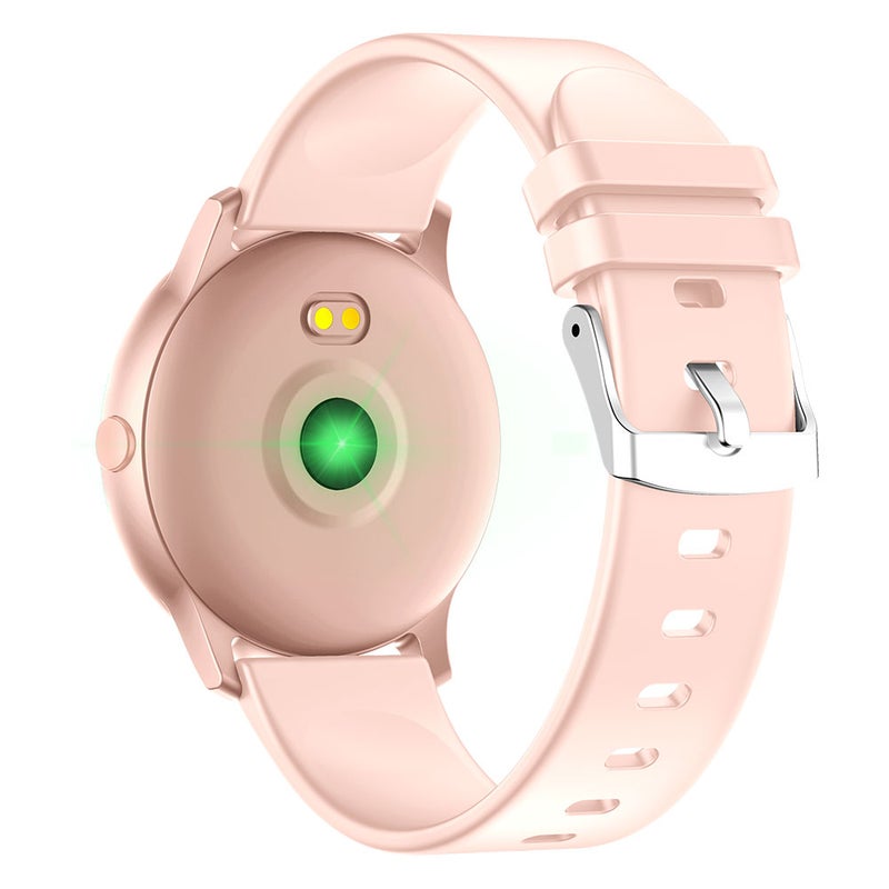 Kingwear - KW19 1.3'' BT 4.0 TFT Waterproof Multi-Sports Mode Smartwatch Pink - Image 1