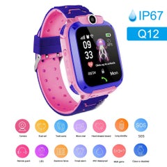 Generic Q12 Kids Intelligent Waterproof Anti-lost Smartwatch Pink  - Image 1