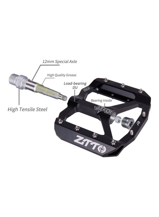 Generic ZTTO MTB Road Bike Ultralight Bicycle Pedals Mountain CNC AL Alloy Hollow Anti-slip Bearings Bicycle Pedals Cycling Part 10*10*10cm  - Image 2