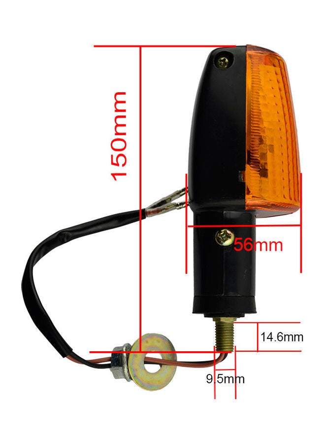 Generic - For HONDA CB400 CB1300 CB250 CB600 Motorcycle Modified Front Rear Turn Signal Indicator Warning Light Lamp - Image 1