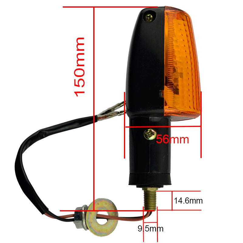 مصباح تحذيري مؤشر لإشارة الانعطاف أمامي وخلفي لسيارة هوندا CB400 وCB1300 وCB250 وCB600 - Image 2