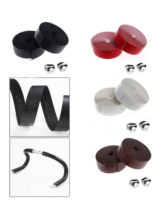 Generic Fixed Gear Road Bike Anti-slip Handlebar Tape Bicycle Handle Belt Wrap+2 Bar Plug Bicycle Parts Bike Accessories 12*12*12cm  - Image 3