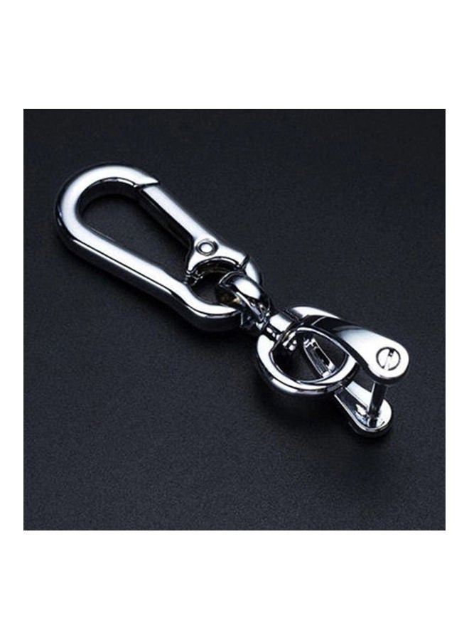 Metal Key Ring Holder Horseshoe Car Keychain Multi-function Keyring