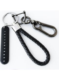 Generic Anti-lost Car Keychain with Phone Number Card Keyring Phone Number Plate Key Ring Auto Vehicle Key Chain Accessories  - Image 1