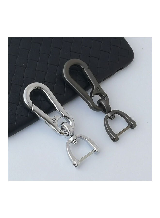 Generic Car Metal Key Ring Holder Fashion Remote Car Keychain Multi-function Keyring  - Image 4
