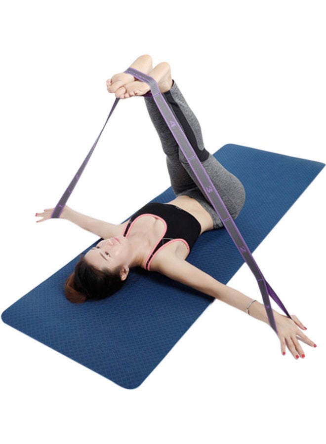 Generic Yoga Fitness Elastic Band 9-Loop Training Strap Tension Resistance Exercise Stretching Band for Sports 14*14*14cm  - Image 3