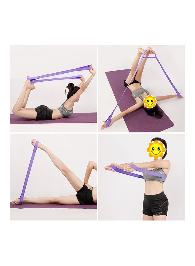 Generic Yoga Fitness Elastic Band 9-Loop Training Strap Tension Resistance Exercise Stretching Band for Sports 14*14*14cm  - Image 5