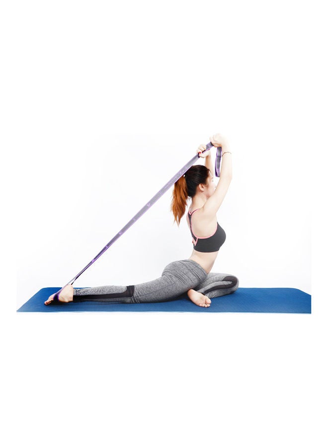 Generic Yoga Fitness Elastic Band 9-Loop Training Strap Tension Resistance Exercise Stretching Band for Sports 14*14*14cm  - Image 4