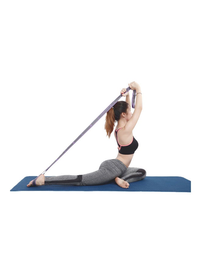 High Elastic Yoga Fitness Resistance Band 8-Loop Training Strap Tension Resistance Exercise Stretching Band for Sports Dancing 15.5*15.5*15.5cm - Image 4