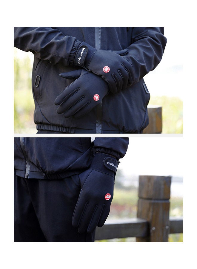 Generic Windproof Sports Gloves Touch Screen Gloves Hook and Loop Fasteners Climbing Cycling 20*20*20cm - Image 5