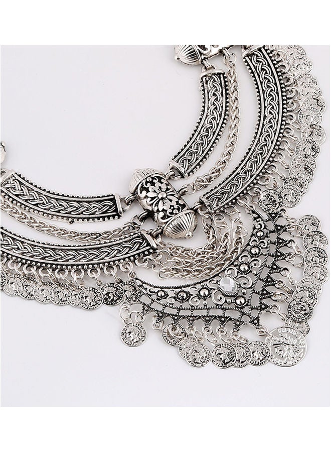 Women Fashion Choker Collares Jewelry Set Bohemian Style Necklaces Earrings Set  - Image 3