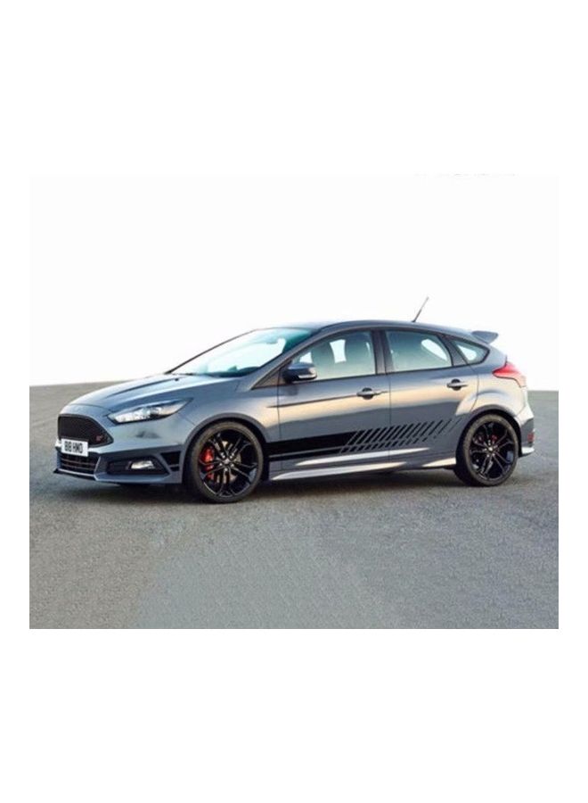 Generic 2Pcs/Set 2M Car Sticker Sports Racing Stripe Graphic Stickers Auto Car Body Side Door Vinyl Decals  - Image 4
