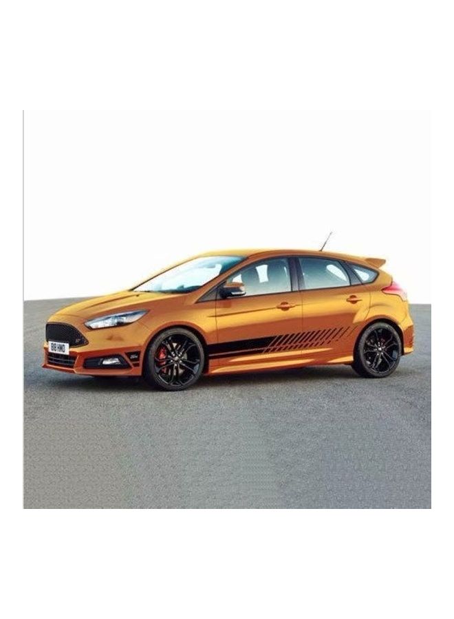 Generic 2Pcs/Set 2M Car Sticker Sports Racing Stripe Graphic Stickers Auto Car Body Side Door Vinyl Decals  - Image 3
