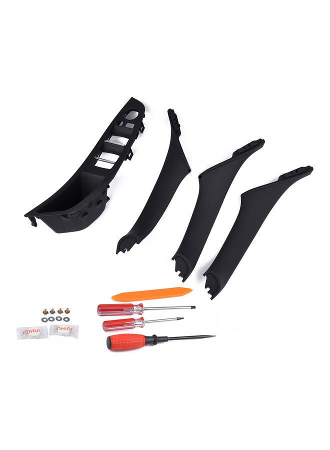 4pcs/set Door Handle Window Switch Panel for BMW 5 Series F10 F18 520 523 525 Models:A1878 - Image 2