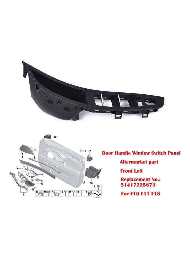 4pcs/set Door Handle Window Switch Panel for BMW 5 Series F10 F18 520 523 525 Models:A1878 - Image 3