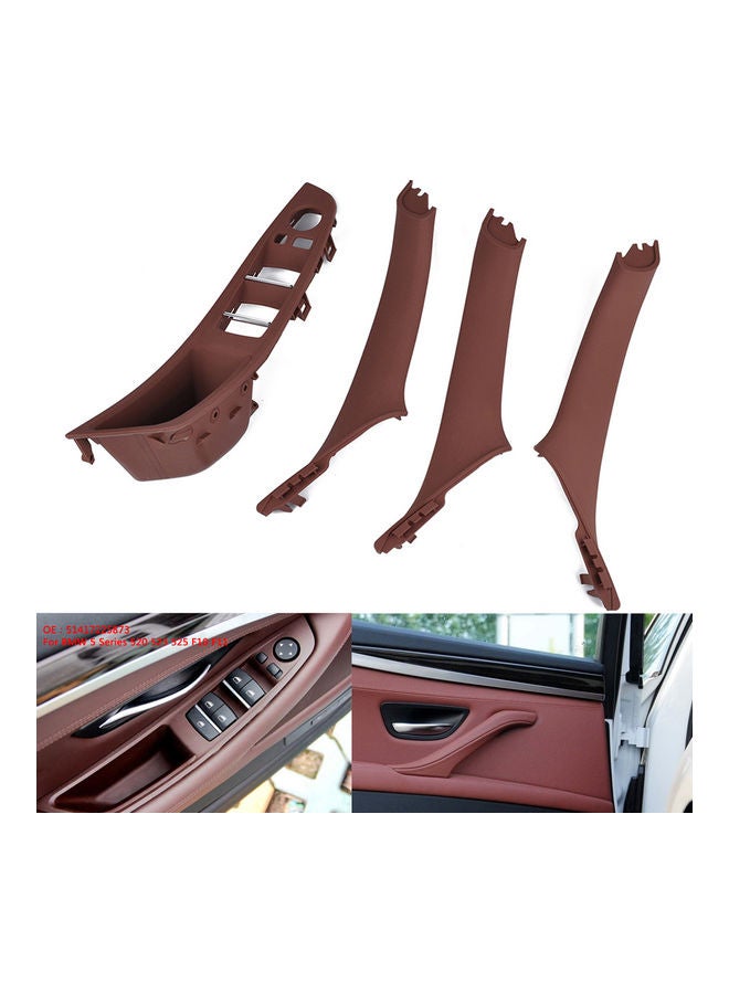 4pcs/set Door Handle Window Switch Panel for BMW 5 Series F10 F18 520 523 525 Models:A1879 - Image 1