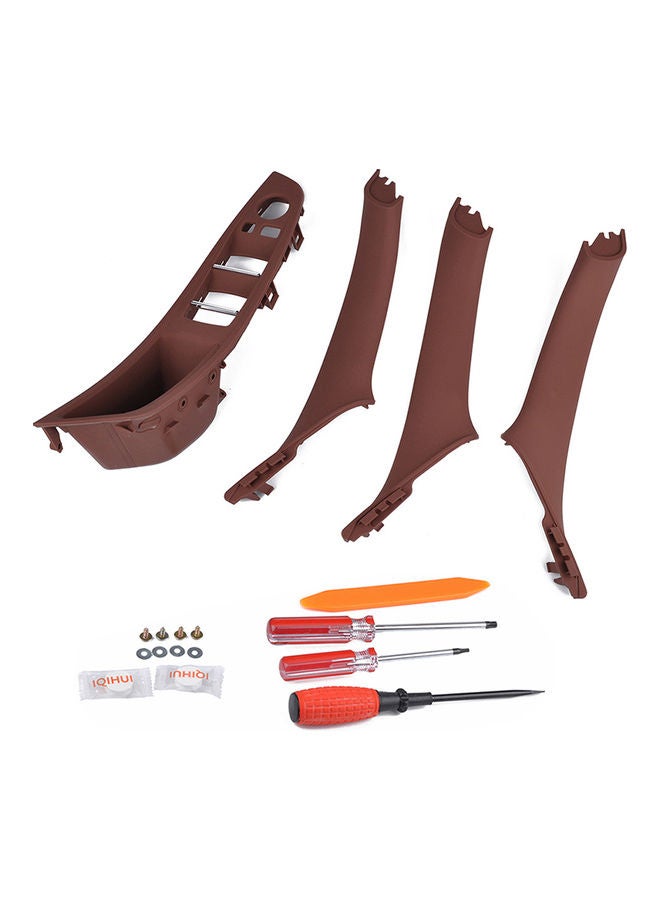 4pcs/set Door Handle Window Switch Panel for BMW 5 Series F10 F18 520 523 525 Models:A1879 - Image 2