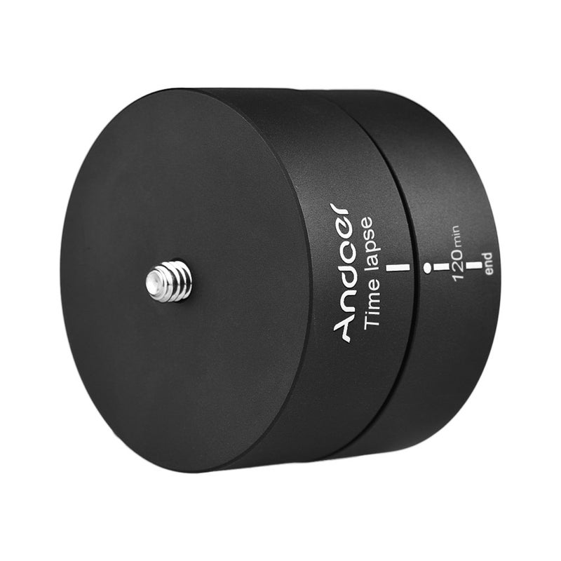 ANDOER 360° 120 Minutes Panning Rotating Tripod Stabilizer Black  - Image 5