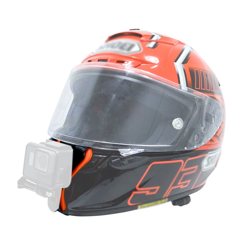 PULUZ Motorcycle Helmet Chin Mount Holder Strap Black  - Image 4
