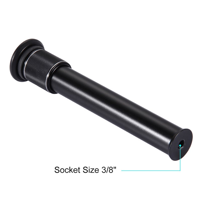 PULUZ Tripod Mount Monopod Extension Rod Black  - Image 4