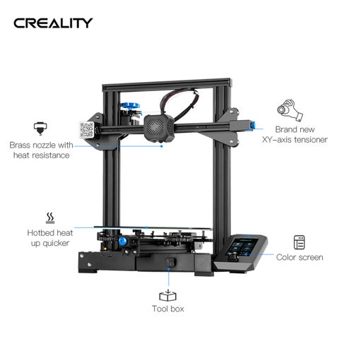 Ender-3 V2 3D Printer Kit UI Display Screen Black