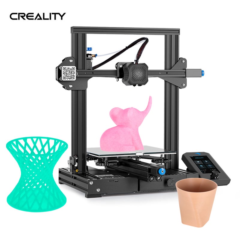 Creality 3D - Ender-3 V2 3D Printer Kit UI Display Screen Black - Image 1
