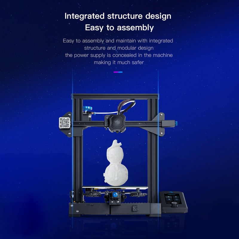 Creality 3D - Ender-3 V2 3D Printer Kit UI Display Screen Black - Image 1
